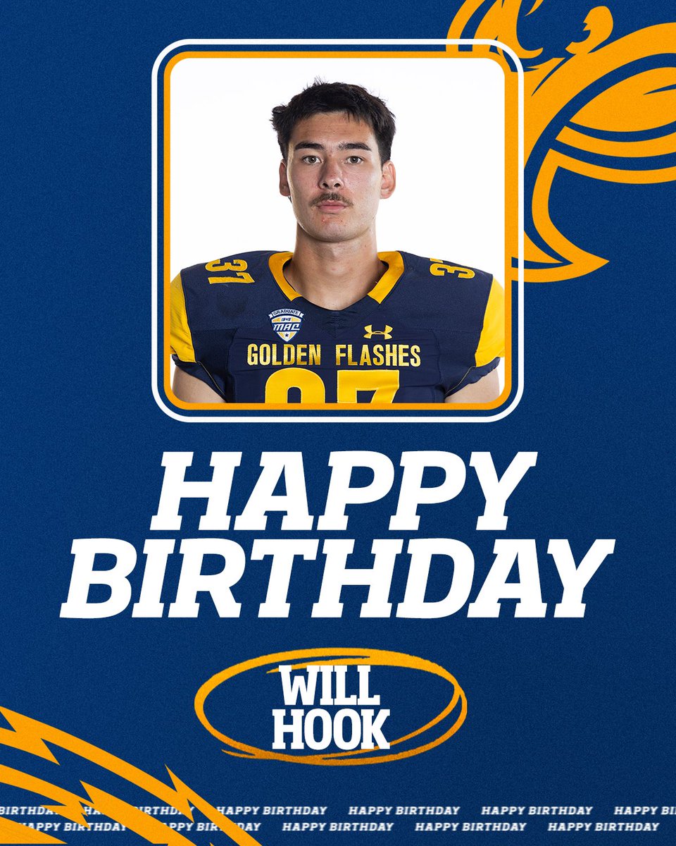 Happy Birthday to <a href="/WillHook12/">Will Hook</a> ⚡️

#KentGRIT⚡️
