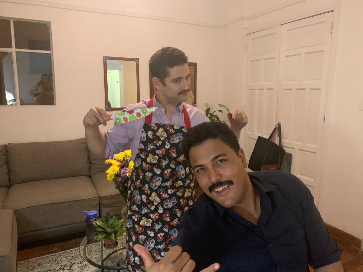 Tbt to when <a href="/SalgadoGabe/">Gabe Salgado</a> and I celebrated thanksgiving in CDMX by growing PHENOMENAL Hispanic dad stanches