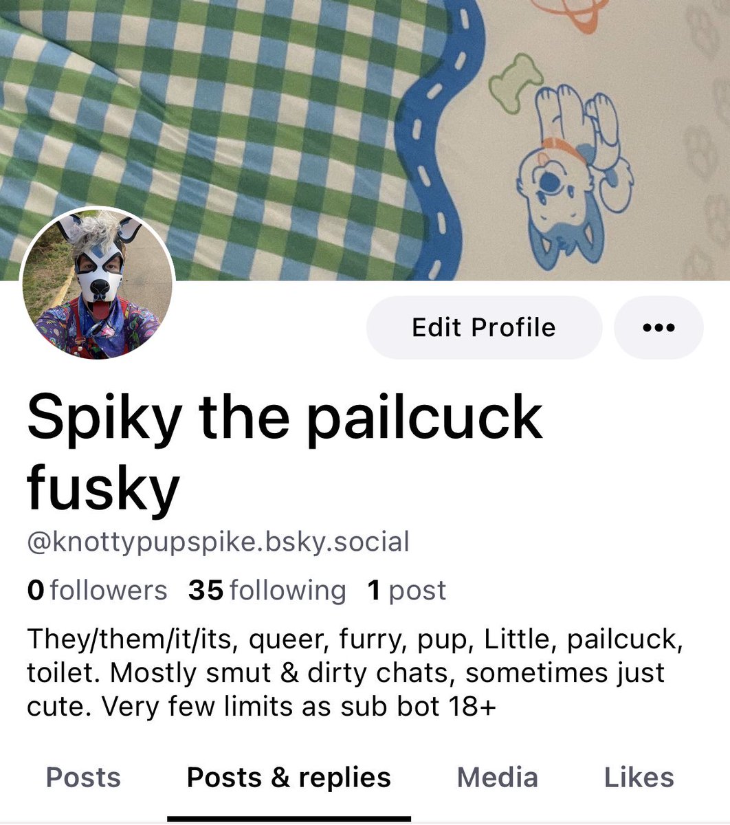 knottypupspike's tweet photo. I’m gonna be uninstalling Twitter for a bit, that other app seems to finally be getting more users lately and I’m tired of a platform being destroyed by the rich entitled dbag who bought it 😅 if any of y’all are on that app feel free to follow if you haven’t already 😋 https://t.co/4UuT1xxC5a