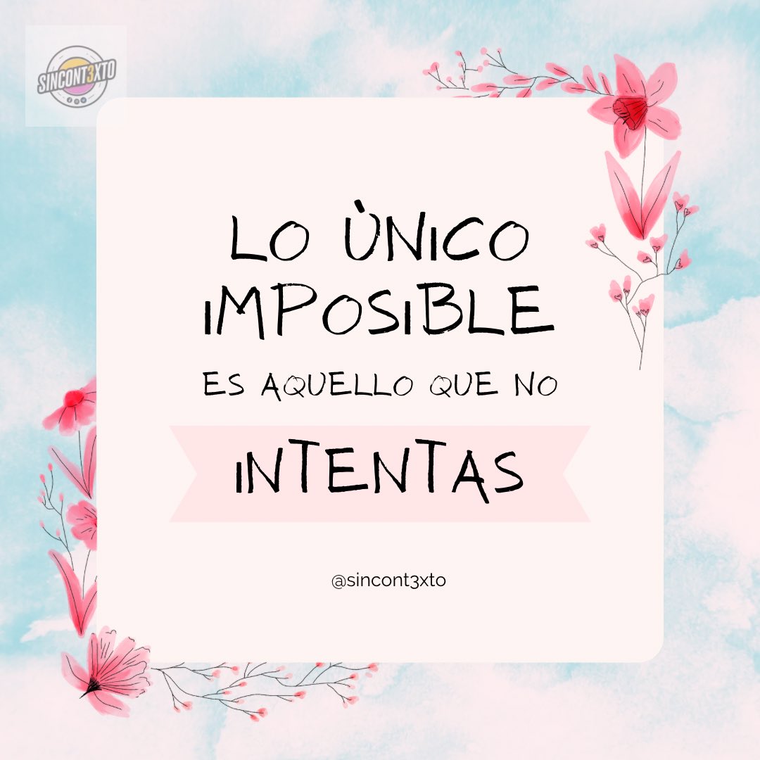 Sincont3xto311's tweet photo. La frase del día ❤️☺️
#Motivacion #TCA #Intentalo #Salud https://t.co/9o6i0rPvdX