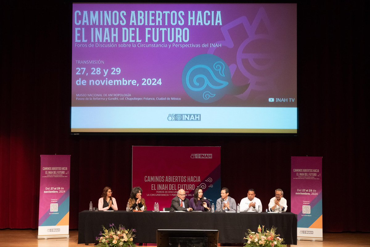 Hoy clausuramos el foro “Caminos abiertos hacia el <a href="/INAHmx/">INAH</a> del futuro.”, espacio para reflexionar sobre los retos, oportunidades y desafíos de la institución, con la participación de diversas comunidades profesionales.  

Durante tres días, más de 160 miembros del Instituto