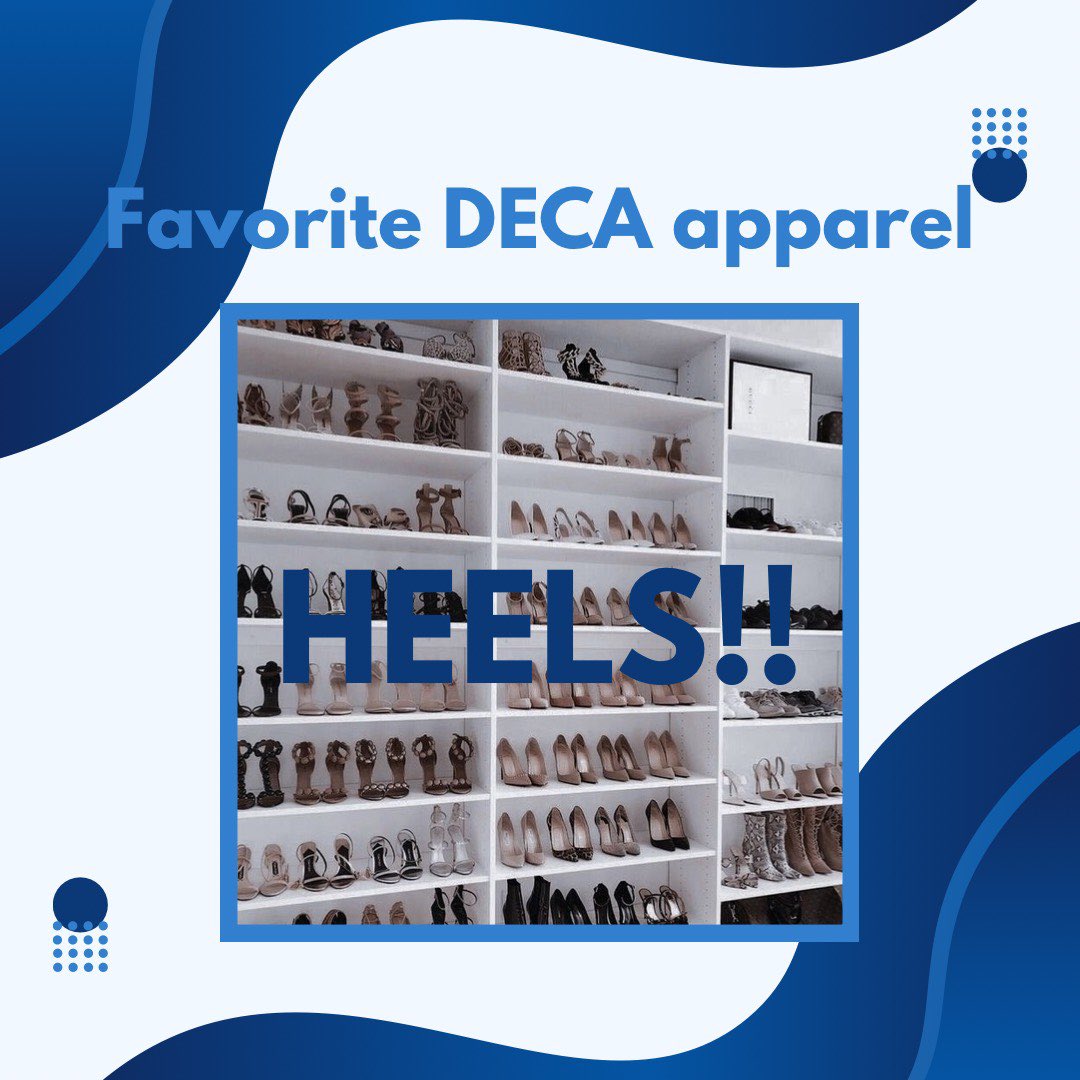 FHSDECA24's tweet image. Our girls love a good heel! #decamonth