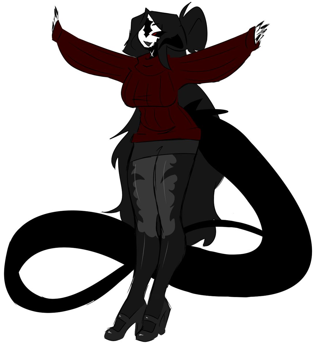 universaIwill's tweet photo. her shoe was fucked up and it was bothering me. sweater nergui 2 https://t.co/5jzbk3empx