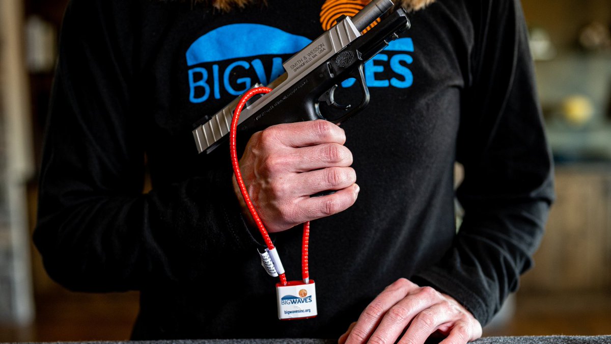 It may be #blackfriday, but today and every day, we're giving away free gun locks because locking your gun may give someone a few precious seconds to reconsider their options. Get your free gun lock at bigwavesinc.org, and while you're there, send one to a friend, too.