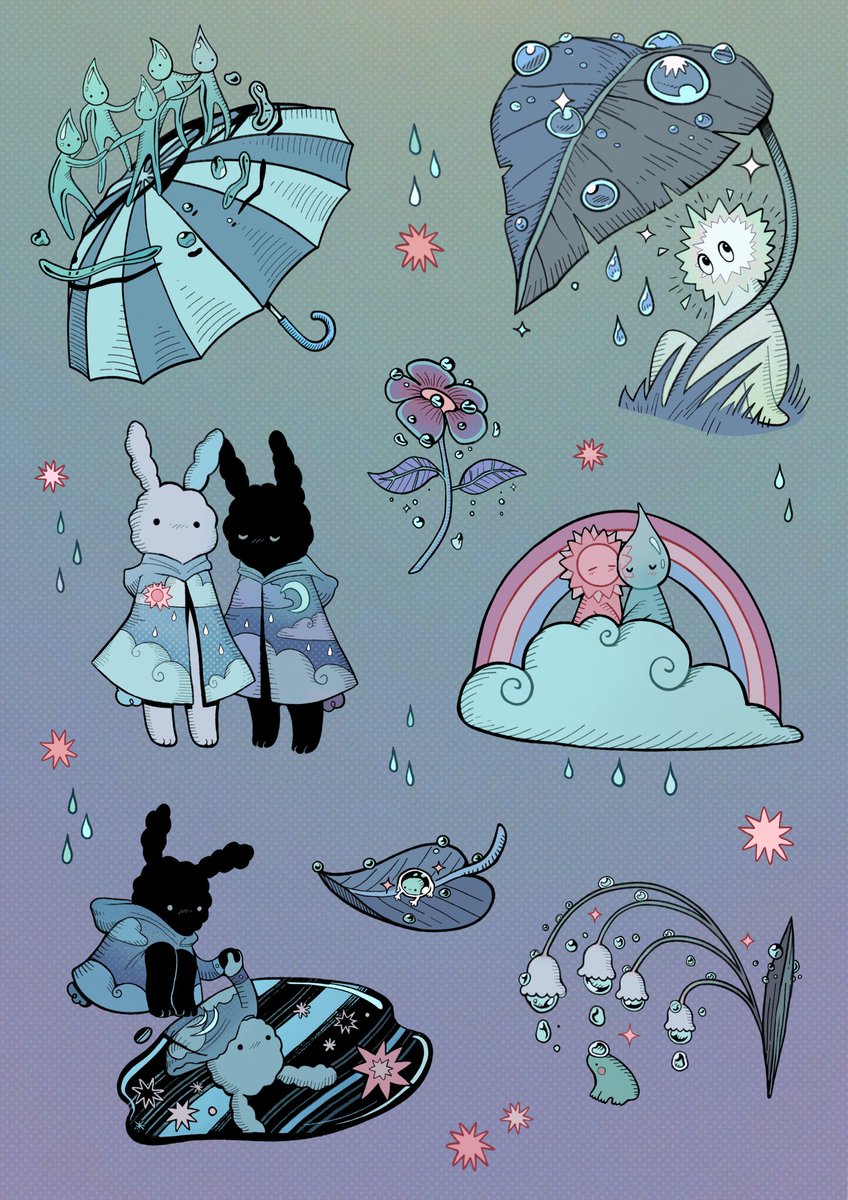 passionpeachy's tweet photo. some of my favorite stickersheets I’ve made https://t.co/vxkbHrEFGg