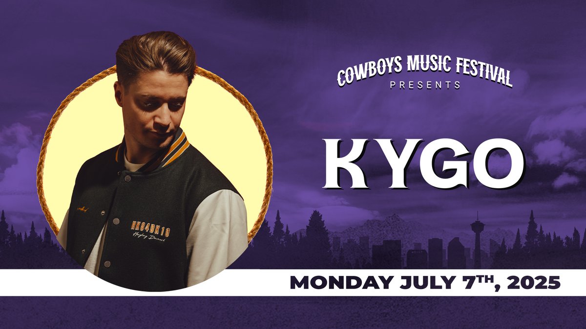 Cowboys Music Festival (@cowboysfestival) on Twitter photo HEADLINER ANNOUNCEMENT📣 <a href="/KygoMusic/">Kygo</a> is hitting the CMF stage on Monday, July 7th!🔥
‼️EXCLUSIVE PRE-SALE STARTS MONDAY‼️
Pre-sale sign up: cowboys-dance-hall.hive-pages.com/kygo-pre-sale
When the fastest artist to hit ONE BILLION Spotify streams goes on his FIRST WORLD TOUR IN 6 YEARS... you Ky-GO. ✅ HEADLINER ANNOUNCEMENT📣 <a href="/KygoMusic/">Kygo</a> is hitting the CMF stage on Monday, July 7th!🔥
‼️EXCLUSIVE PRE-SALE STARTS MONDAY‼️
Pre-sale sign up: cowboys-dance-hall.hive-pages.com/kygo-pre-sale
When the fastest artist to hit ONE BILLION Spotify streams goes on his FIRST WORLD TOUR IN 6 YEARS... you Ky-GO. ✅