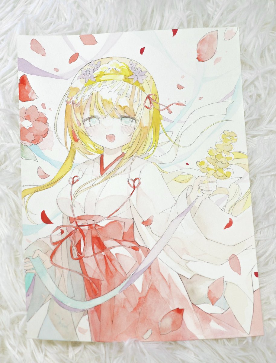 色紙と水彩画はこちら…！✨️