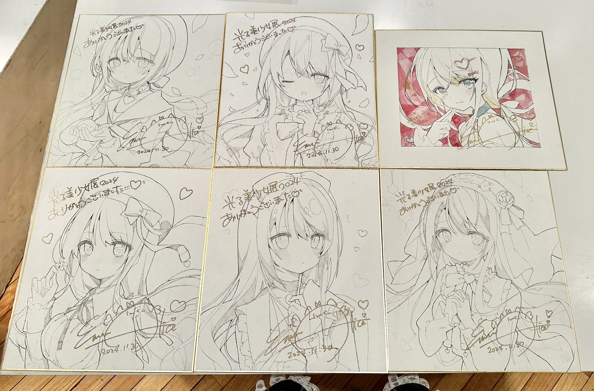 絵夢アリス　絵守未來　直筆サイン　イラスト　水彩画　額付き　色紙　抽選　当選 直筆サイン入り】Qx Illust Book 絵夢アリス画集 part3 | Alice O
