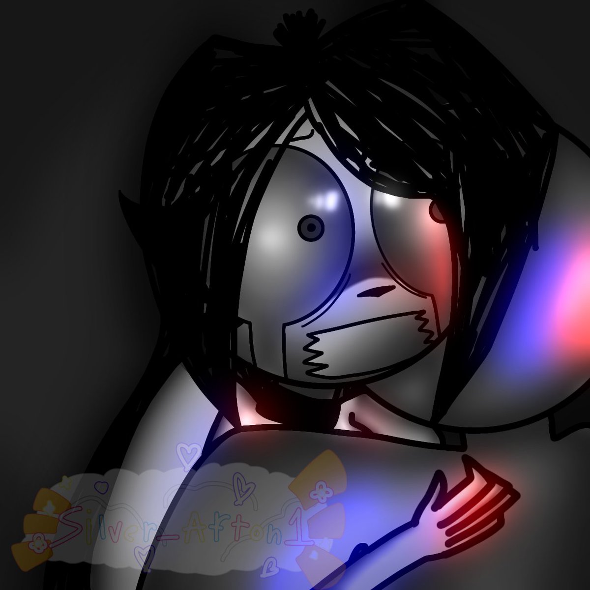 SilverAfton's tweet photo. Finished WIP. 

Lol we love some oc lore https://t.co/vOGvNiULvr