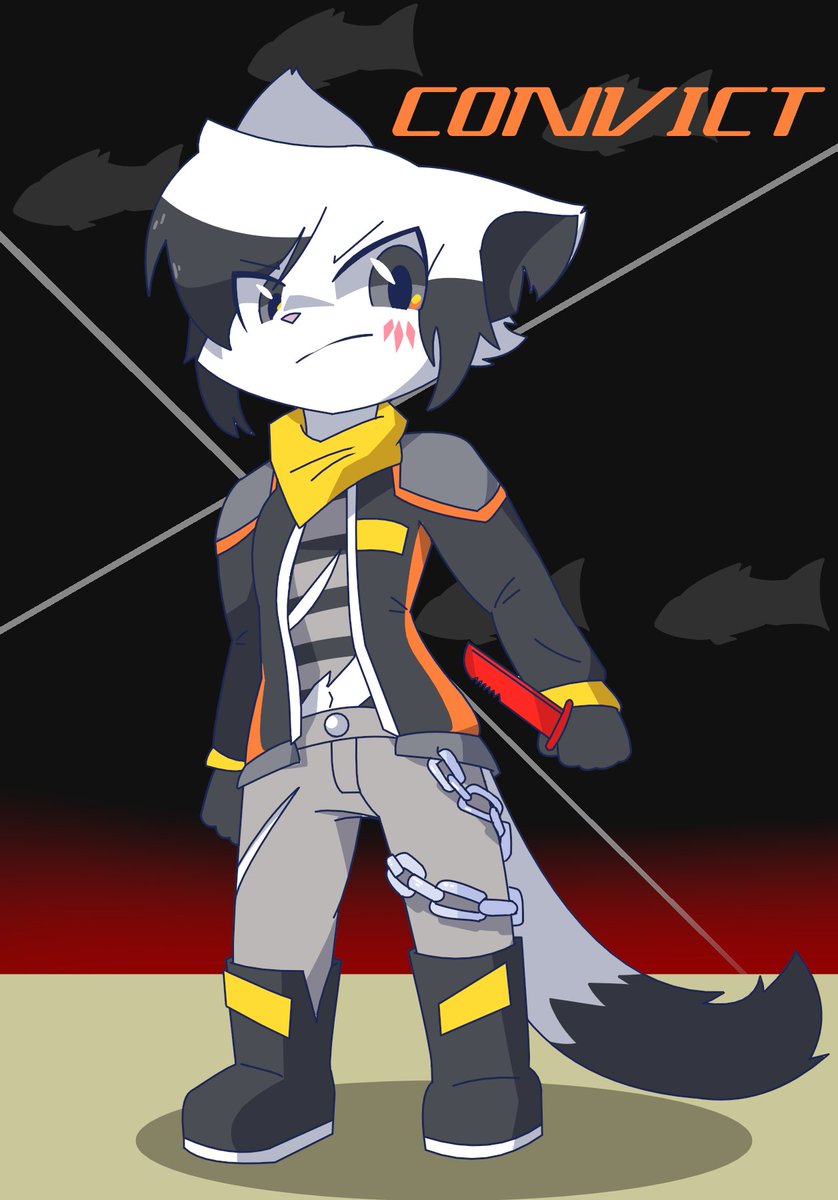 dynastylobster1's tweet image. Part 2:
Fallacy
Convict in the 2018/2019 yonkagor artstyle 
#yonkagorfanart #styleswap