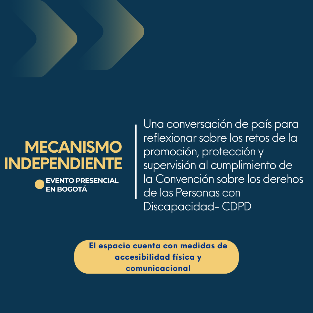 MecanismoCol's tweet photo. ¡Ya está lista la agenda del Evento Conmemorativo del Día Internacional de las Personas con Discapacidad! 🎉 

Conoce los  expertos en derechos humanos y discapacidad  que estarán presentes en este evento 👇

https://t.co/6O2TWVjtBU https://t.co/up6GWMFSHQ