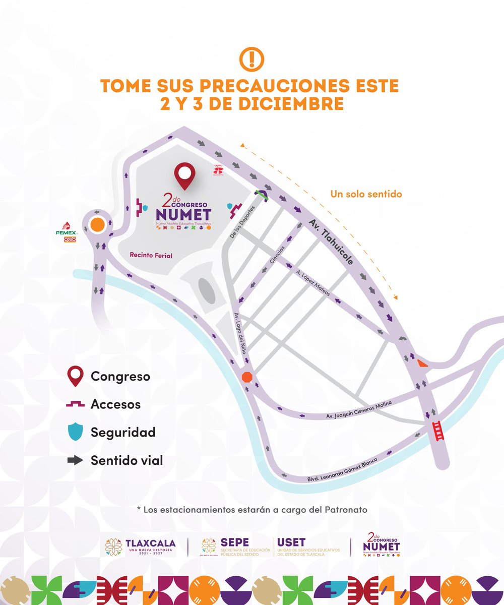 GraphosCcTlx (@graphoscctlx) on Twitter photo #GraphosCc #Tlx #MktDigitalGCc | ⚪ Este 2 y 3 de diciembre
✳️ 2do Congreso NUMET "Diálogos para la Transformación Educativa"
🚨 Consulta el mapa y toma previsiones
<a href="/septlaxcala/">SEP Tlaxcala</a>
<a href="/GobTlaxcala/">Gobierno de Tlaxcala</a> #GraphosCc #Tlx #MktDigitalGCc | ⚪ Este 2 y 3 de diciembre
✳️ 2do Congreso NUMET "Diálogos para la Transformación Educativa"
🚨 Consulta el mapa y toma previsiones
<a href="/septlaxcala/">SEP Tlaxcala</a>
<a href="/GobTlaxcala/">Gobierno de Tlaxcala</a>
