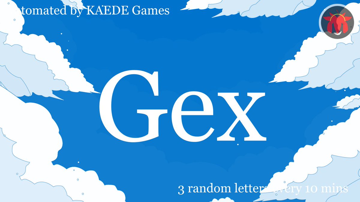 3letter_'s tweet image. G e x