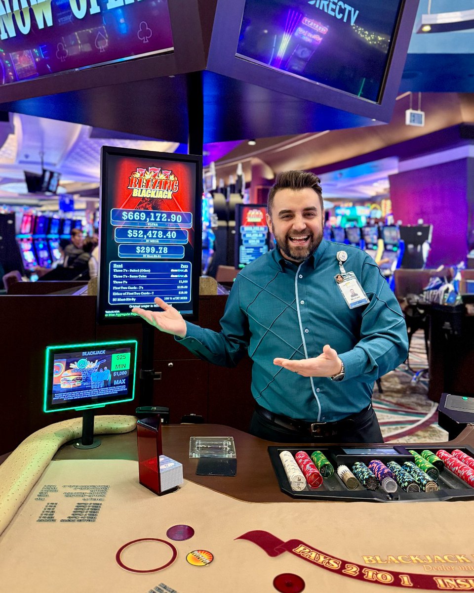 MorongoCasino's tweet photo. Are you feeling lucky? 🤩 The table progressive jackpots are waiting and today could be the day we strike gold! ♠️ ♥️ ♣️ ♦️
Click the link in bio for more details. ♣️
https://t.co/BIGXaUhvoI
#morongocasino #goodtimes #casino #winbig #ProgressiveJackpots #cardgames #blackjack #poker #paigow #ultimatetexasholdem #GameOn