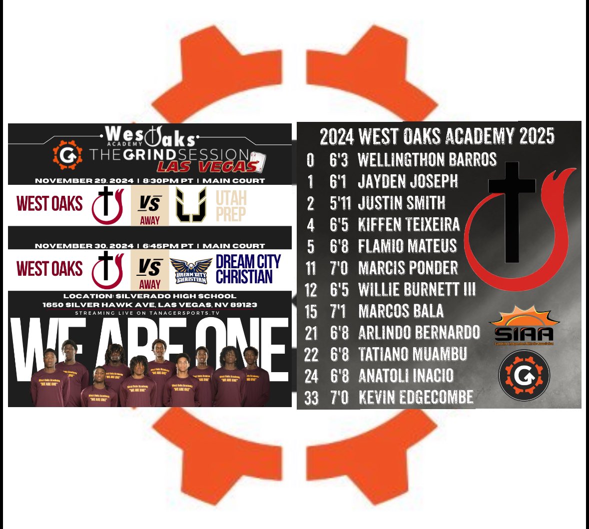 Catch the games on tanagersports.tv
It’s going down tonight