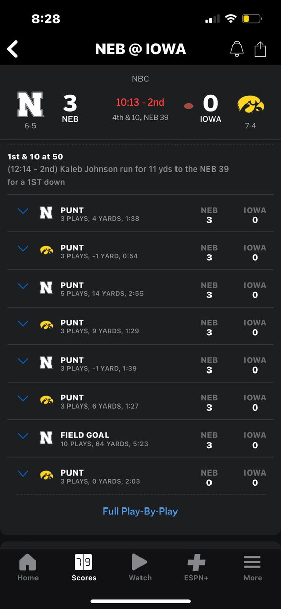 mrescher22's tweet photo. @HawkeyeFootball This is PAINFUL https://t.co/n3WYkR2XIB