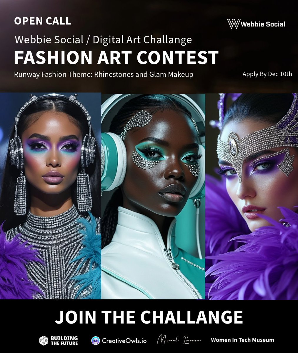 MyCreativeOwls's tweet photo. 👋Calling all digital artists - Join the @WebbieSocialApp AI Art Challenge!
Contest Dates
🗓️ Submission Period: November 15, 2024 - December 10, 2024, 10PM EST
Be sure to submit your entries during these dates to qualify for the contest!
How to Enter
Joining the Fashion AI Contest is simple! Follow these steps to get started:
🟢Create Your Webbie Profile
If you’re new to Webbie Social, head over to Webbie Social to sign up and create your personalized profile. This is where your art, bio, and connections will live, so make it uniquely yours!
🟢Upload Your Artwork
Once you’re set up, it’s time to share your Fashion AI creations.
🟢Go to the Featured Content section, select the Digital Art tab, and choose Fashion AI as the Content Type to enter your artwork in the contest.
This ensures your submission is correctly categorized and seen by our community.
Follow the Submission Guidelines
Each artist can submit up to THREE Fashion AI pieces. Make sure to upload each one separately so they each have a chance to shine. Remember, the submission deadline is December 6, 2024, at 10PM EST.
How Voting Works
Webbie Social is all about community and engagement, so voting plays a central role in our contests. Here’s how it works:
Vote with 🔥 and ❤ Icons: Community members can vote for their favorite entries using the 🔥 (Fire) and ❤ (Heart) icons. This makes it easy for fans to support the art they love.
Boost Your Visibility: To increase your chances of winning, engage with other artists! Voting for and following other creators can help get your profile noticed by more people.
Prizes Up for Grabs
We believe in rewarding our talented creators! Here’s what the top artists can look forward to:
🏆 Top 4 Artists – Get featured as Webbie’s Top Fashion AI Creators for the month, giving you exposure and recognition across the platform.
💸 Top 3 Artists – Each receives a $10 Amazon Digital Gift Card to use however you’d like!
✅ Grand Prize Winner – $50 Amazon Digital Gift Card The artist with the most votes will earn a Verification Badge on their Webbie Social profile, boosting your credibility and visibility within the community.