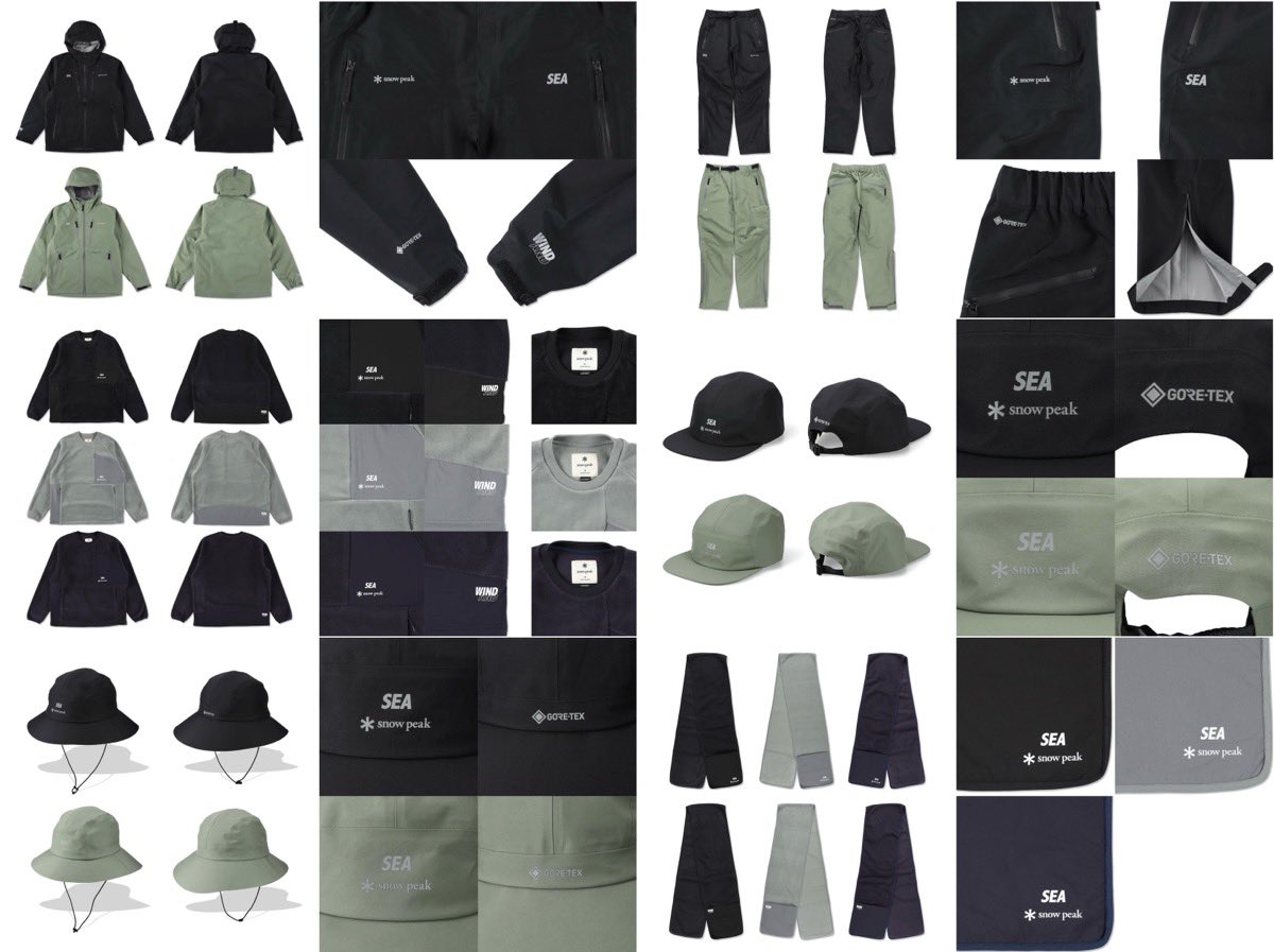 wind and sea snowpeak ブランケット 黒(Wind and sea x wind and sea snowpeak ブランケット 黒(Wind and sea x