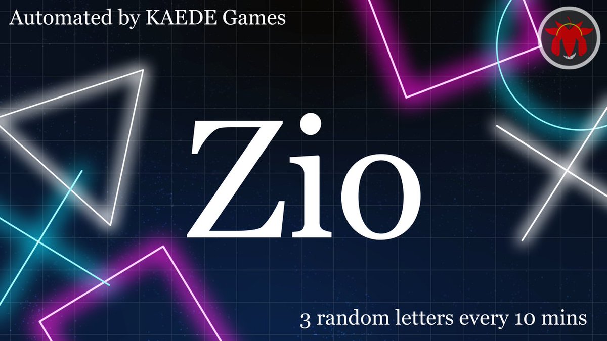 3 random letters every 10 mins tweet media