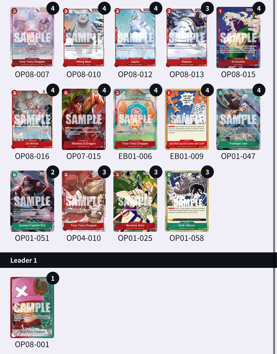 TCGTime_'s tweet photo. THIS IS THEEE LIST https://t.co/v1HQ3RrYmU