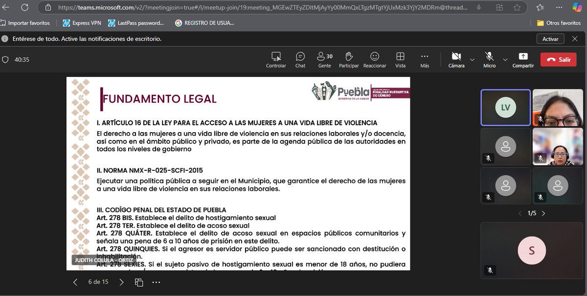 PueblaMujeres's tweet photo. La Dirección de Prevención y Atención a la Violencia de Género, imparte la reunión virtual con los Enlaces de Género de las Unidades Académicas de la @BUAPoficial, para establecer proximidad en la oferta de talleres, asesorías psicológicas y jurídicas con la #SISG https://t.co/AywAeYzztY