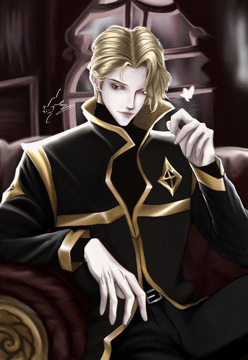 pannutya's tweet photo. Lazark Kertia จาก Noblesse ค้าบ ตัวละครที่ชอบมากๆตอนประถม~ ฉ้านได้วาดแล้วววว~

#Noblesse #lazark #kertia https://t.co/qwDp9juB7G