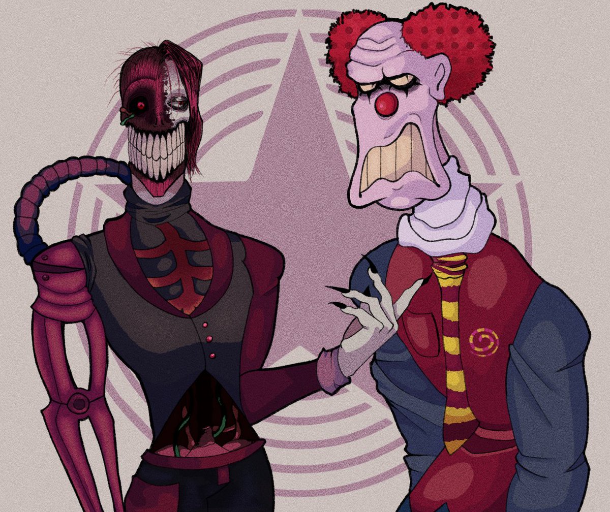 Moniiwy666's tweet photo. #onaf i ship them lol (tried to make a human redman design) https://t.co/c5BOUTlDzQ