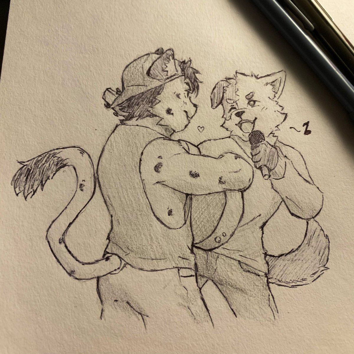 Machucoco's tweet image. Baxter and Mylo
(What It Feels Like VN)