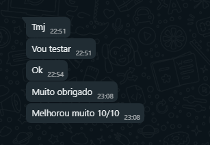 +1 Cliente satisfeito 🤝😎