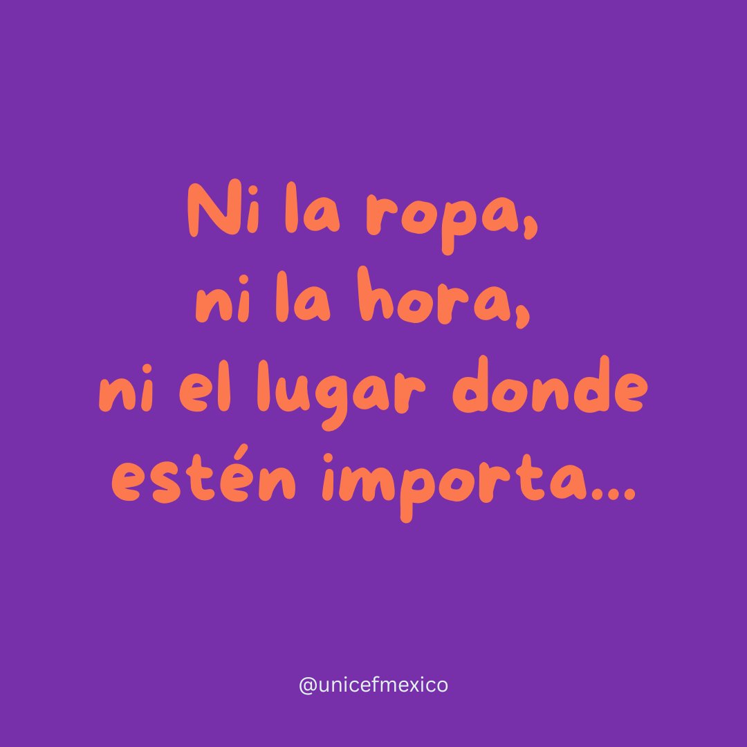UNICEFMexico's tweet photo. Niñas, mujeres y adolescentes tienen derecho  a vivir una vida libre de violencia, SIEMPRE.

Para cada niña, #protección https://t.co/VA9PTV6dnD