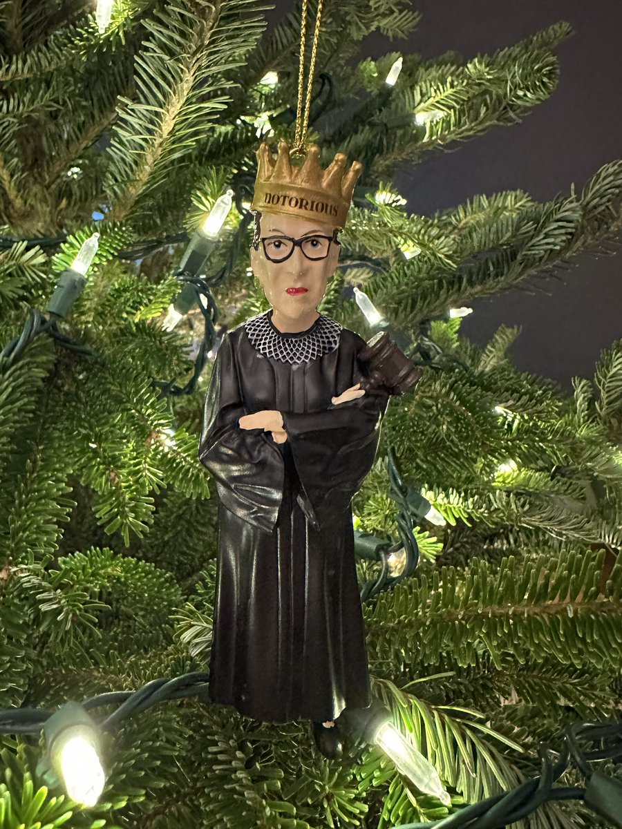 pauchavez's tweet image. El primer adornito del árbol de este año 👑🎄😍
#RBG