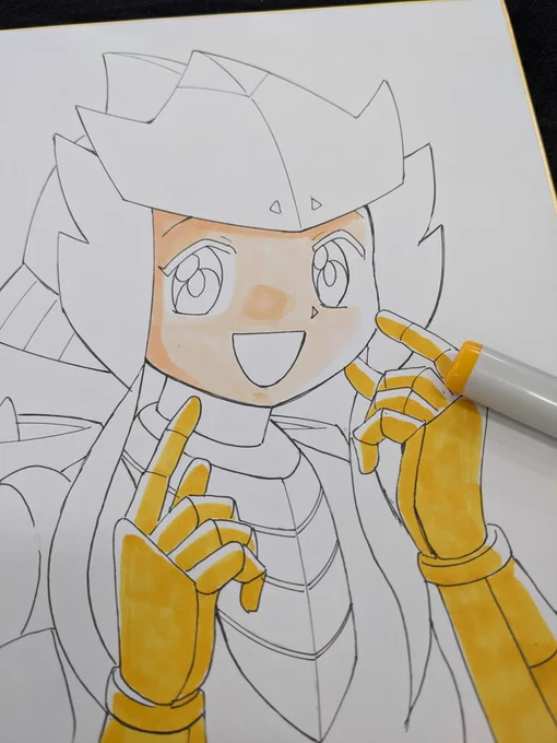 色塗り中〜。#ジャパコミ 