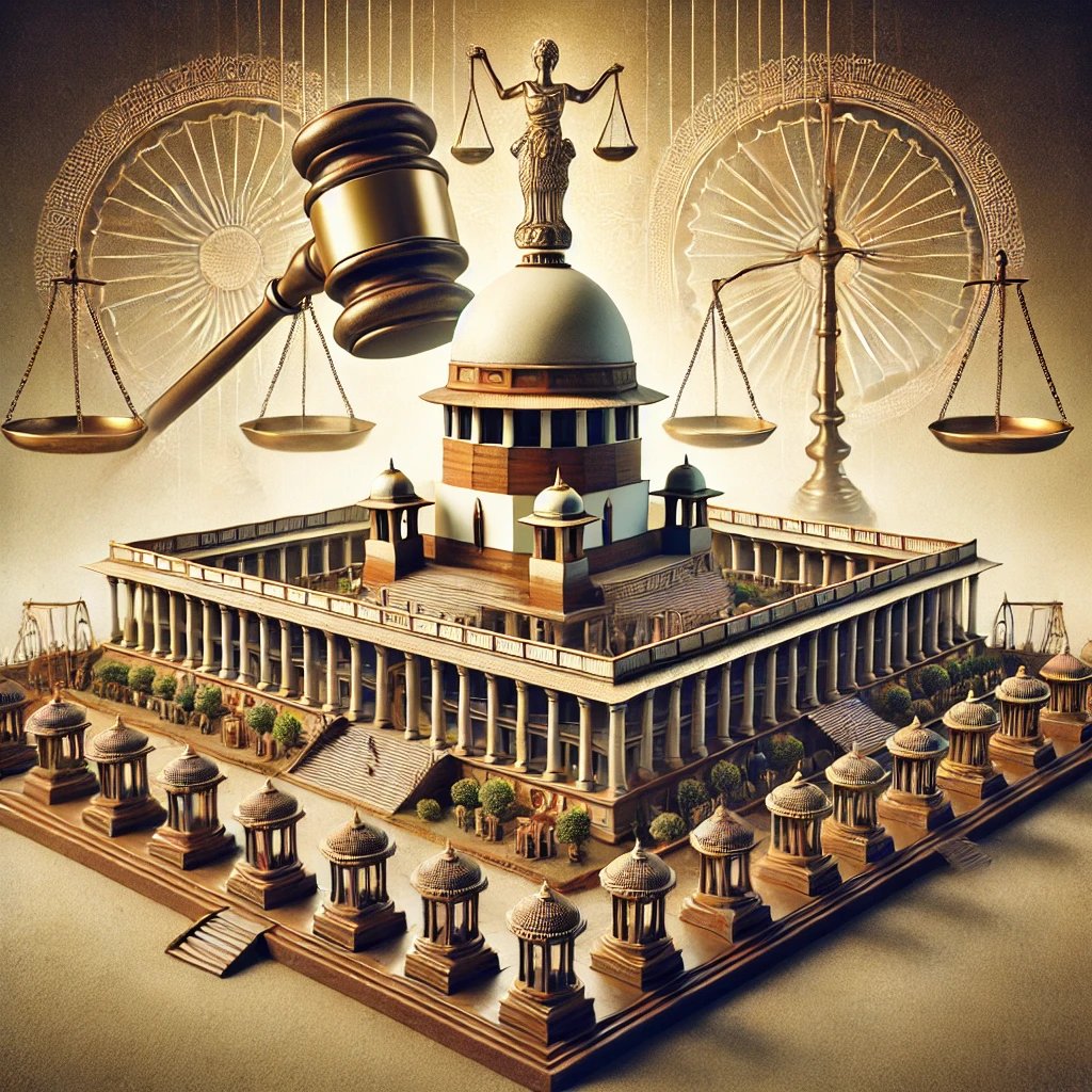 AdvocateAnand15's tweet photo. "Article 227 of the Indian Constitution empowers High Courts with supervisory jurisdiction over all subordinate courts and tribunals within their territory. It ensures justice by correcting errors and safeguarding the rule of law. #LegalAwareness #Article227 #JusticeSystem" https://t.co/WFfX6FMZui