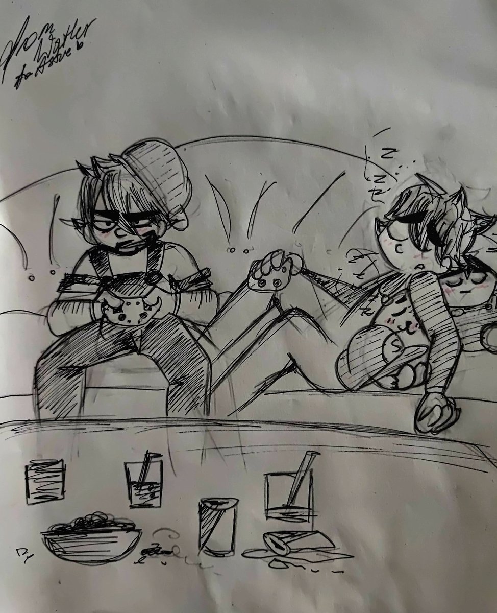 Waltimilk's tweet photo. Playing on xbox at 4 a.m. Someone needs to shower for sure
#SMG4
#smg4fanart #smg3fanart https://t.co/nkkoXIM5Lx