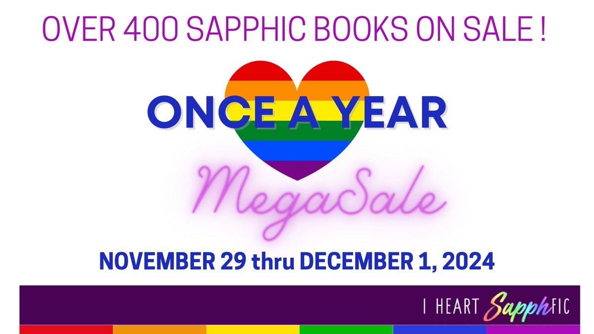 Author Reba Bale (@authorrebabale) on Twitter photo Check it out, over 400 sapphic books on sale this weekend only at bit.ly/4fPWWRL #AuthorRebaBale <a href="/IHeartLesfic/">I Heart SapphFic</a> #Sapphic #Lesbian #bookstoread Check it out, over 400 sapphic books on sale this weekend only at bit.ly/4fPWWRL #AuthorRebaBale <a href="/IHeartLesfic/">I Heart SapphFic</a> #Sapphic #Lesbian #bookstoread