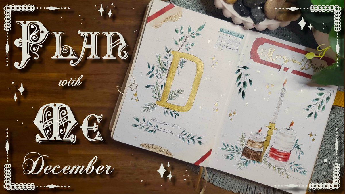I created a beautiful christmas themed journal set up for December! 

Watch Here! --------> youtu.be/lsj5AfVcqA0