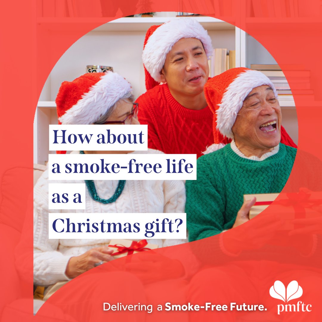 The countdown is on! 🎄 Only 25 days to go! 

May this serve as a reminder that the best gift you can give this Christmas is a #smokefree you, for yourself and for your loved ones. 😊
