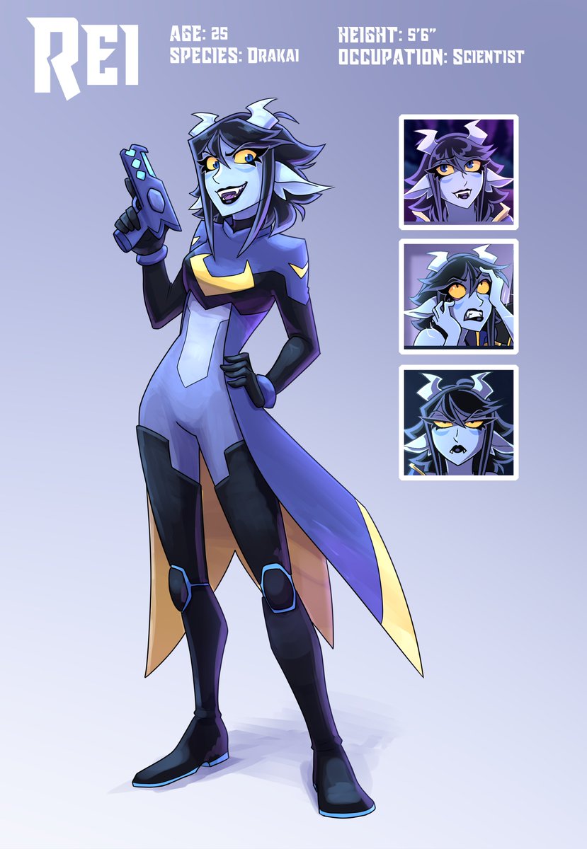 TheNeonWerewolf's tweet image. OC Art

Rei from Xenologia.