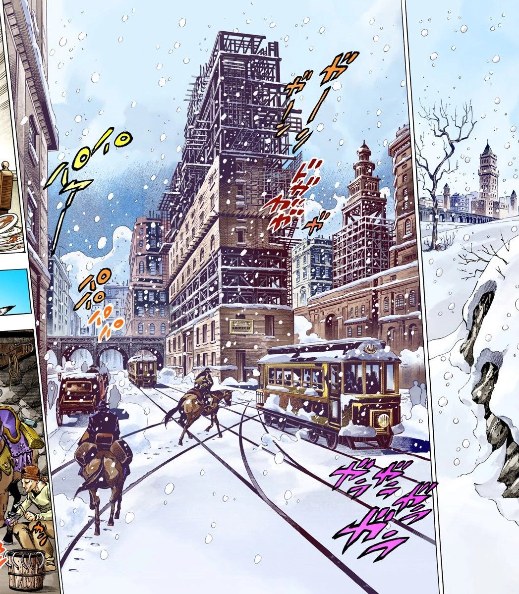 MindMesss's tweet photo. The colors have improved a ton since the 1st volume
#jojo7 https://t.co/f1O9AXeeSJ