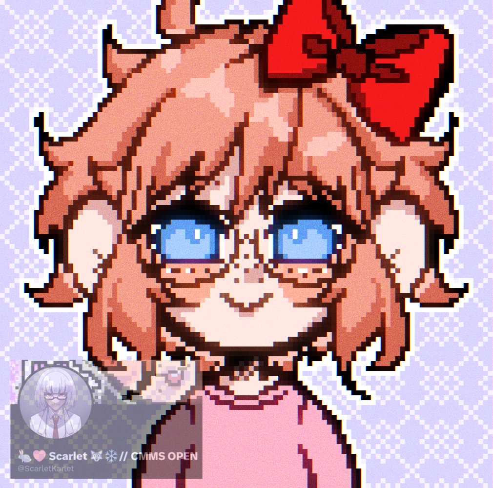 ScarletKarlet's tweet photo. Made a mini pix for my baby #Sayori!

#DDLC

Available for $5 each~

https://t.co/XwvUsy5NIm https://t.co/SknhKx9DAz