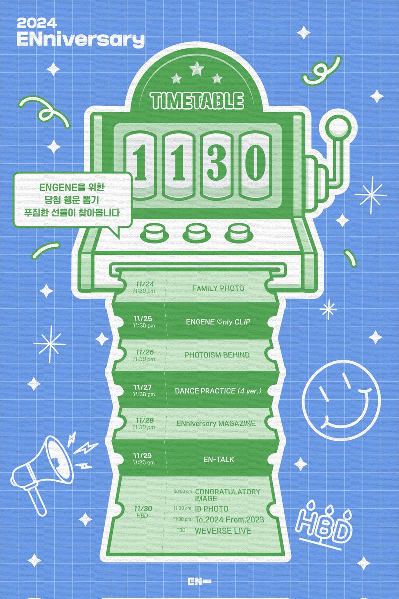 What are we going to do to celebrate the 4th ENnniversary in November 30th, 2024? Let's see what happened! 🧐