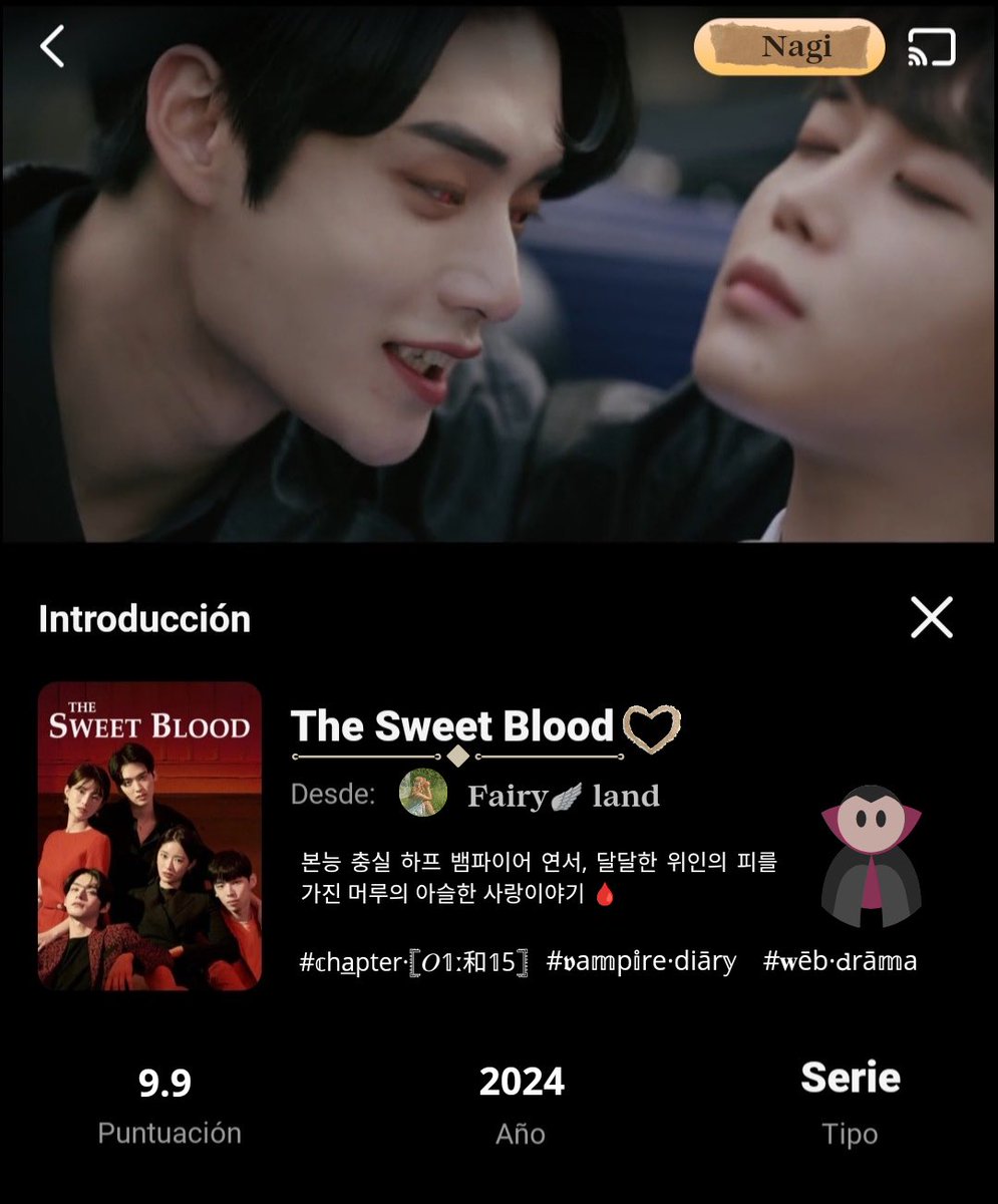 theemosite's tweet photo. Es hora del #𝖛a𝕞p𝕚re·ᰍ̠𝐝𝕚ār𝕪 y como yo aquí soy el mayor fan de #𝐬wë𝕖t晓𖤍𝐛𝕝o͞od me dispuse a ver todo el día el  #𝐰ǝ𝖻·𓊈和𖤍𓊉𝚍ra͞𝕞a. No sé, pero ojalá esté vampirito precioso venga a chuparme la sangre de un besote. 

𝔡e͞𝚔u-𝐛𝕦n🐇𓈒࿓ #𝐘ānn𝕚ə. https://t.co/w2LrQ8Ndz3