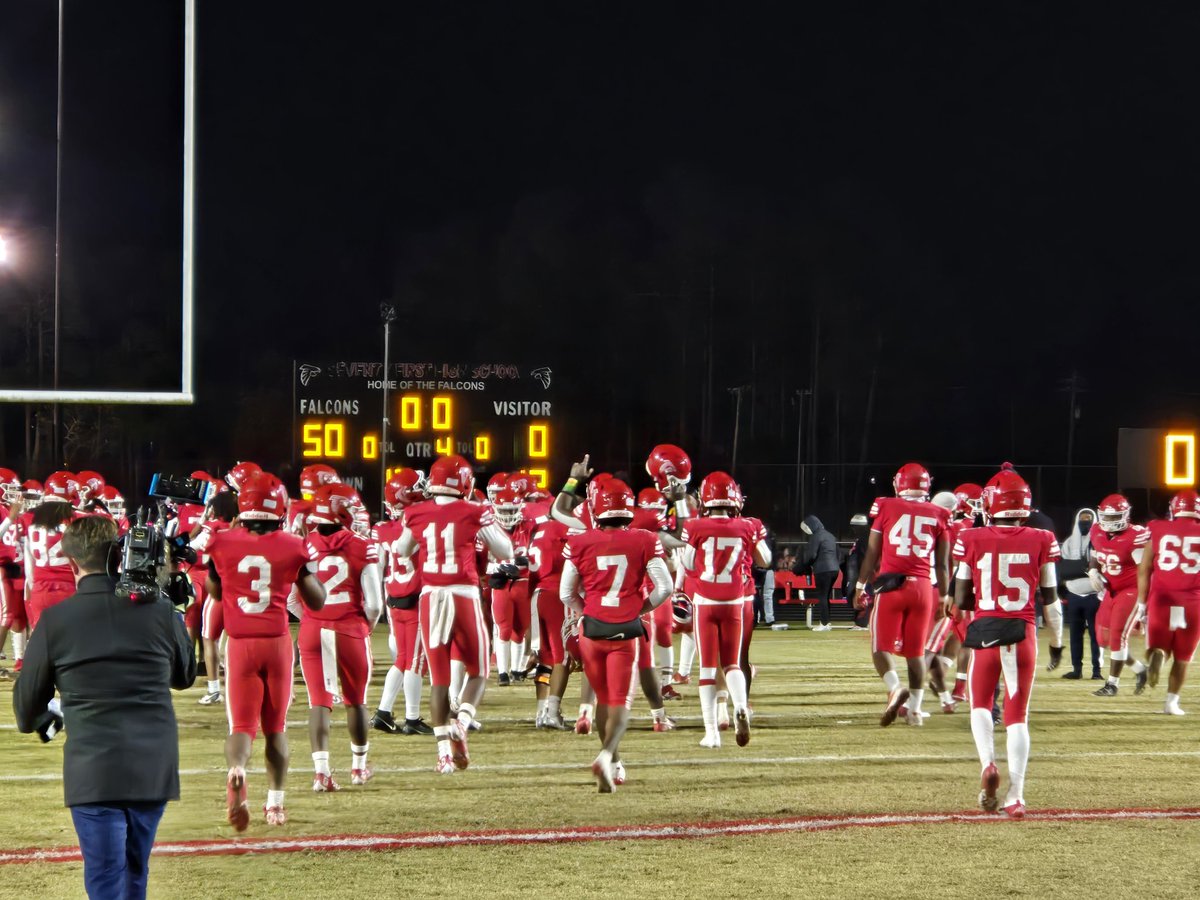 Another team steps on the Falcon.  Say less 71st 50 vs North Brunswick 0.  On to the next round!!!!