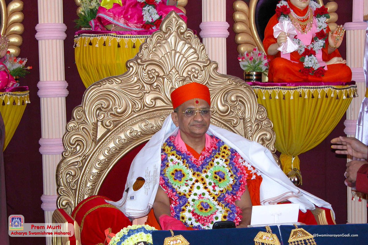 SGadiManinagar's tweet photo. With the blessings of Vedratna Acharya Shree Purushottampriya #SwamishreeMaharaj, let us walk the path of righteousness, love, and unwavering faith.
#AcharyaSwamishreeMaharaj #PremMurti #Bapa #Swamibapa #ManinagarMandir Lord #Swaminarayan #SwaminarayanGadi https://t.co/rlP2ifeQLd