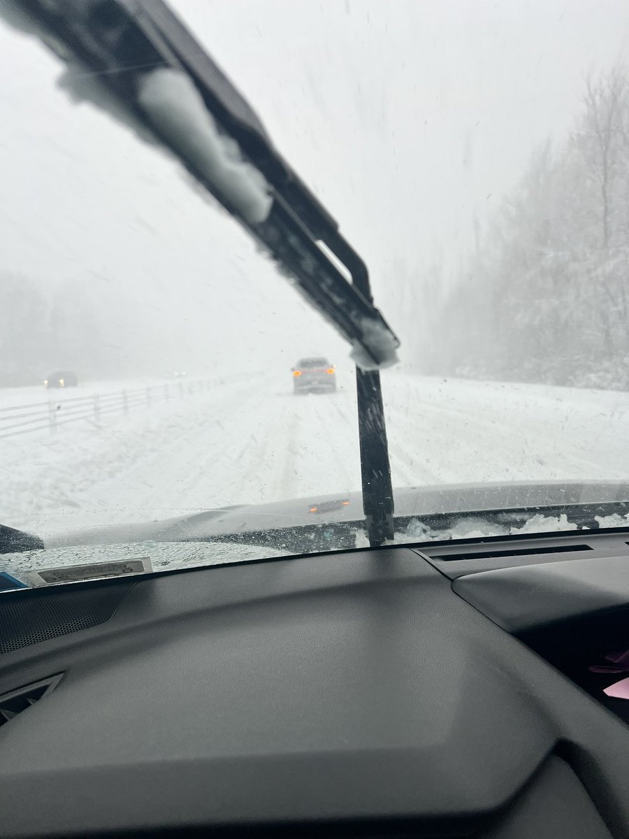 This is what this stretch looked like at 10 AM… can only imagine what the conditions were like five hours later.