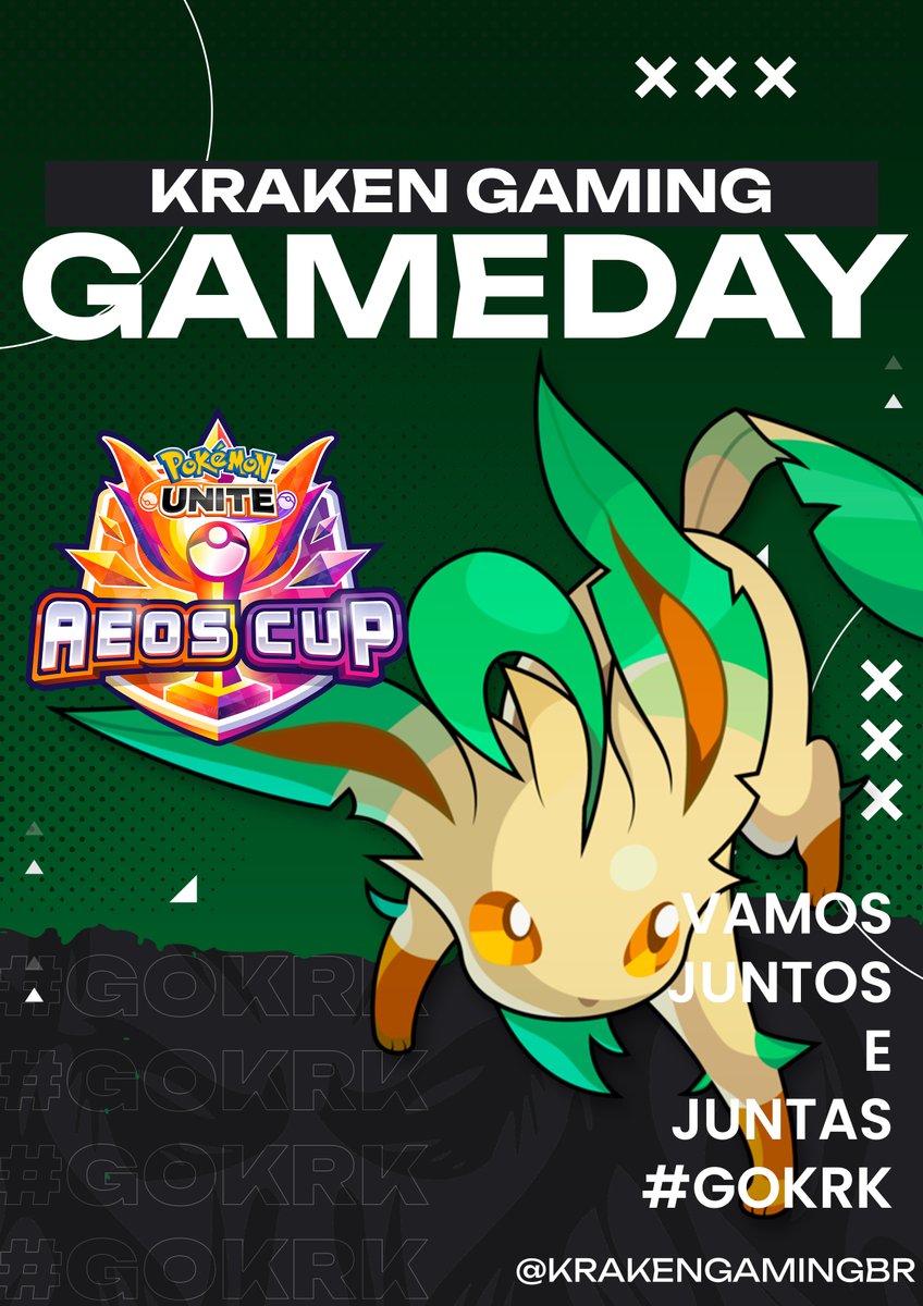 KrakengamingBR's tweet photo. ⚔️| GAMEDAY

🗒️| Hoje dá inicio aos play-ins da Copa Aeos de #PokemonUNITE. Além da premiação em dinheiro nossos Krakens podem somar pontos na temporada.

⏰| Hoje às 12h.

📺| https://t.co/tDqyFOKLW4 | https://t.co/PKq73e899F

💪| Vamos juntos e juntas!

#GOKRK #CopaAeos https://t.co/MIre6v1AAZ