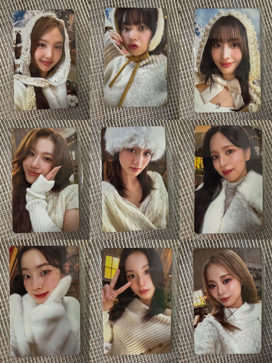 twice ot9 ౨ৎ ski bar jyp pop up japan ᛝ 10k benefit photocards