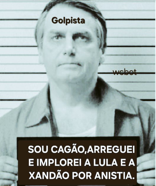 wwanniacbot's tweet photo. Bolsonaro CAGÃO, ARREGOU . https://t.co/zDEmaWzz91