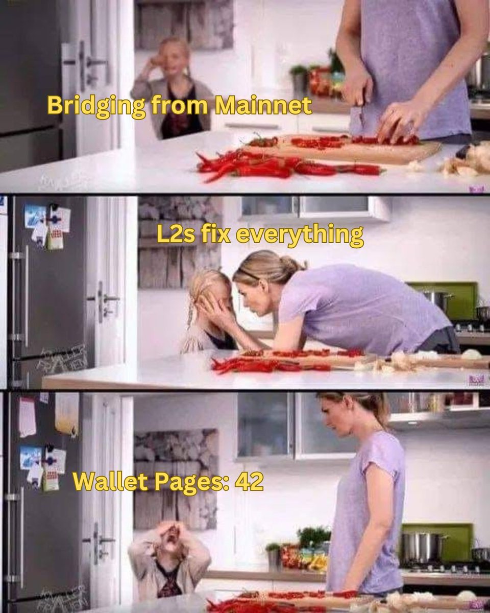 Gotta looooove the L2s ❤️🌉❤️‍🔥

#Ethereum #Metamask <a href="/BanklessHQ/">Bankless</a> #UXDesign