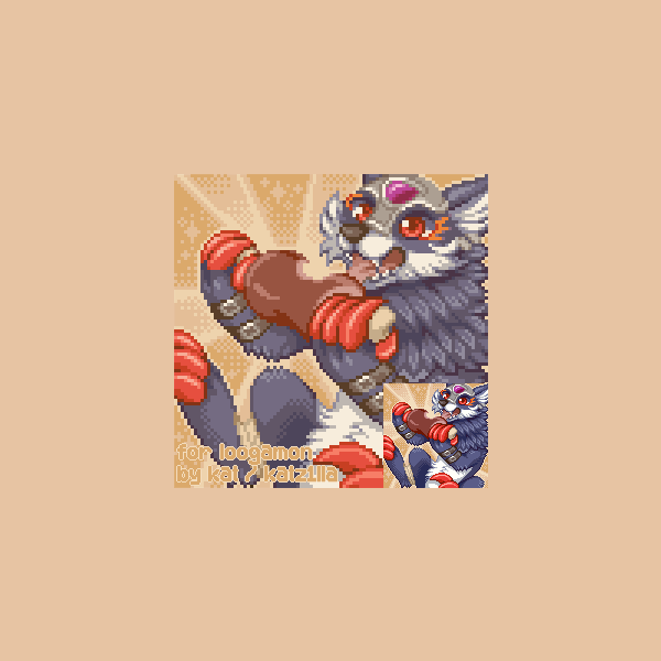 katz1lla's tweet photo. a 🍖 for loogamon!
#digimon #furcadia #pixelart #pixelartist https://t.co/ydprhOH1Ot